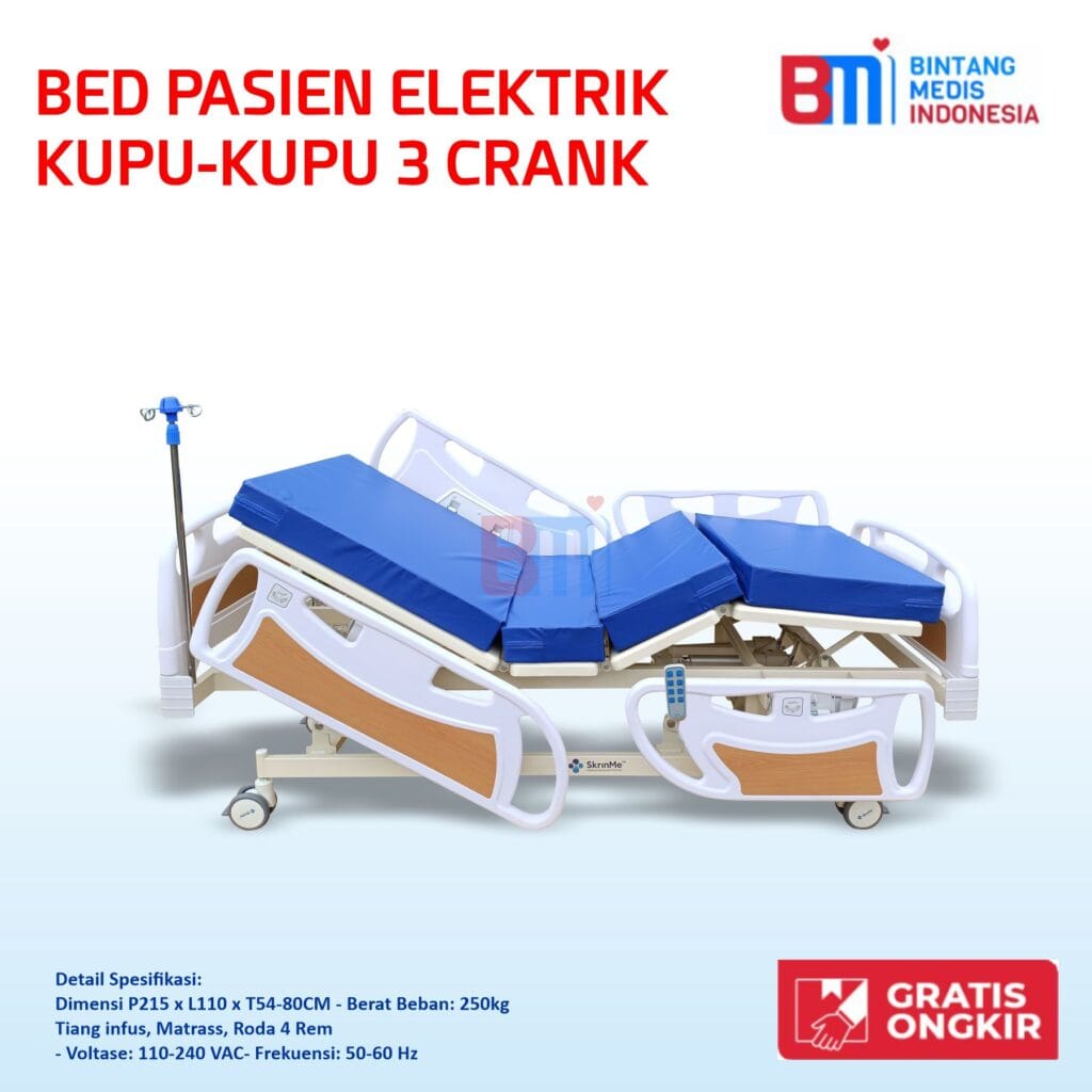 bed pasien elektrik kupu-kupu | bintang medis
