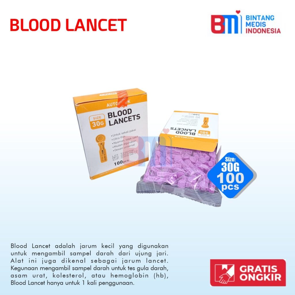 Jual Blood Lancet bintang medis