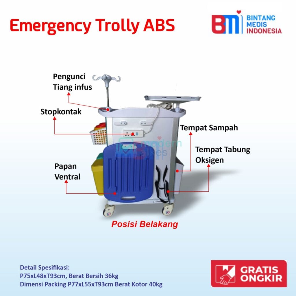 Trolly emergency ABS | Bintang MEdis