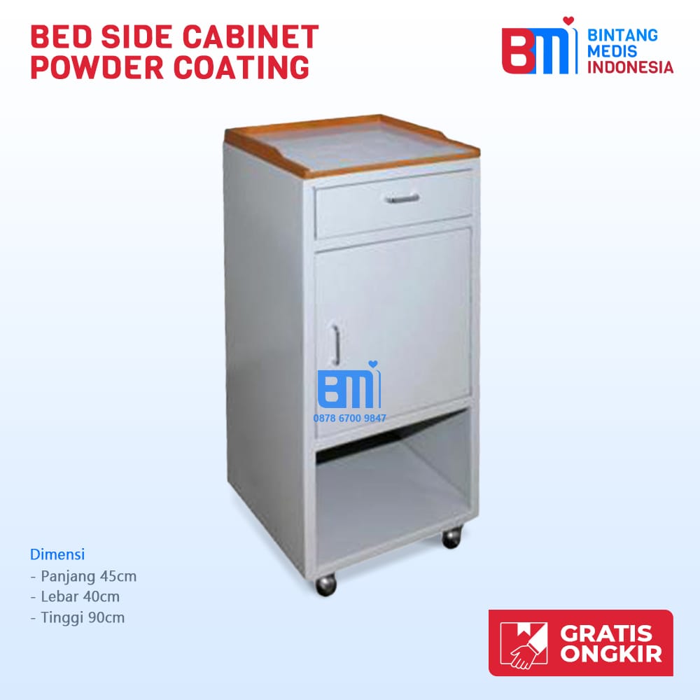 Bedside Cabinet Powder Coating
