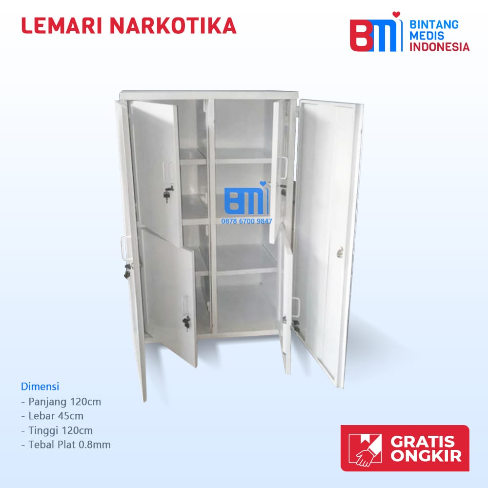 lemari penyimpanan obat narkotika