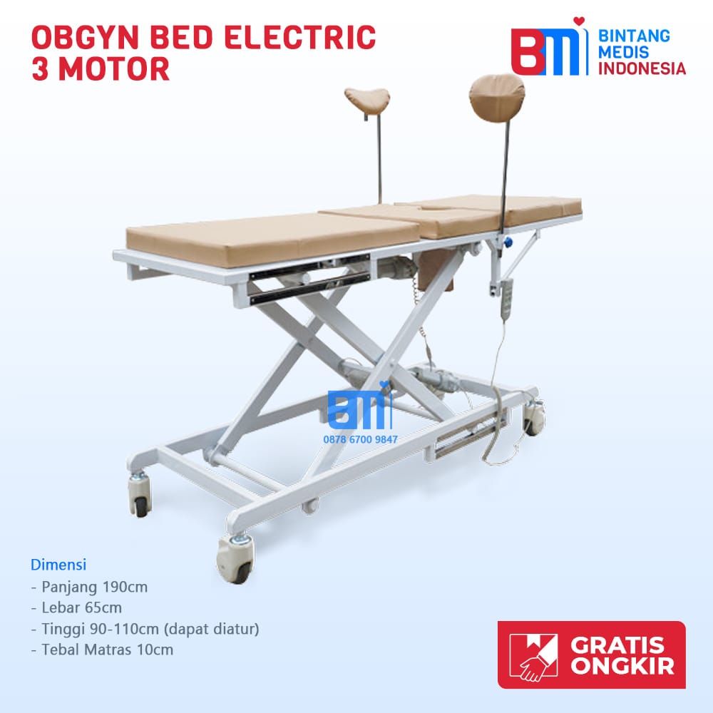 Obgyn Bed Elektrik 3 Motor