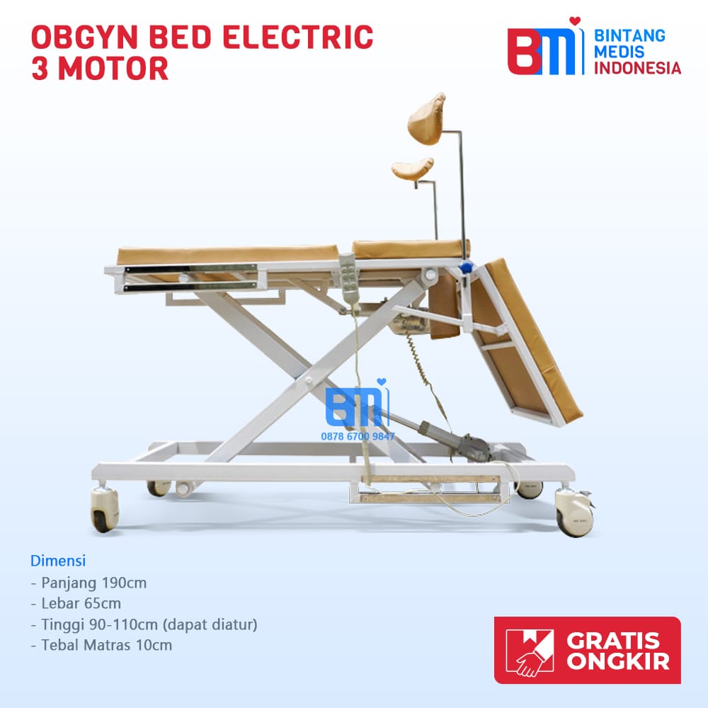 Obgyn Bed Elektrik 3 Motor