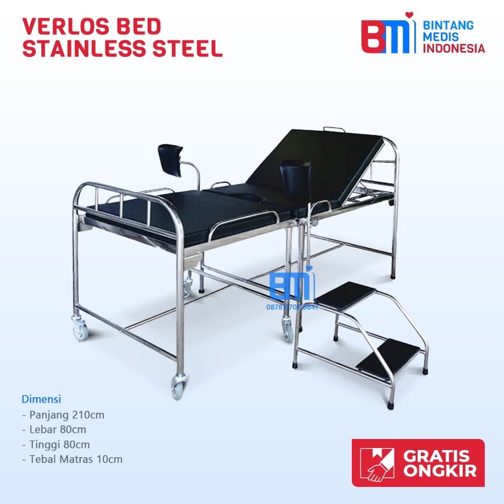 verloss bed stainless | partus bed Stainless