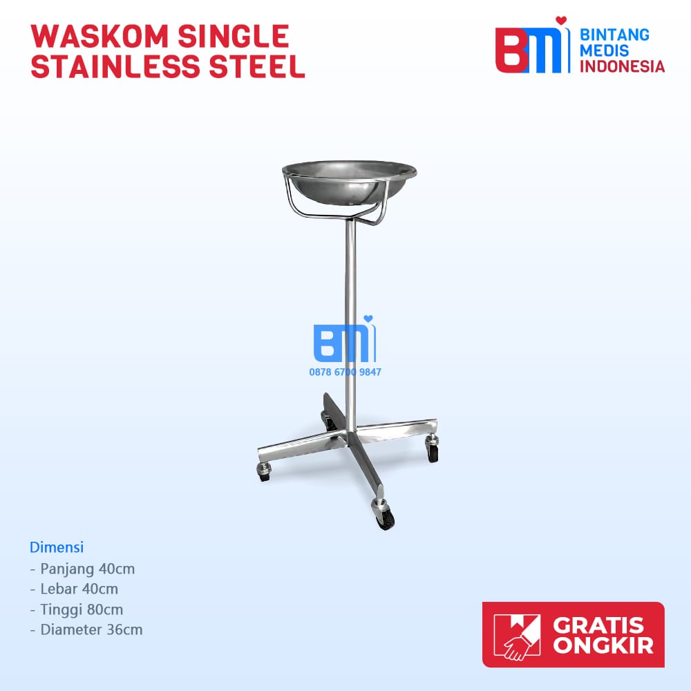 waskom medis stainless steel